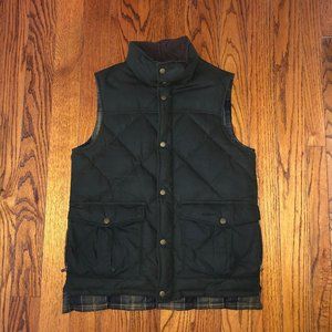 Barbour Waxed Cotton Down Vest (M)